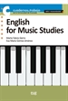 Portada del libro English for music studies