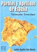 Portada del libro Pueblos y apellidos de España