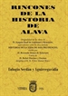 Portada del libro Rincones de la Historia de Álava: historia del monumento y de las medallas de la batalla de Vitoria