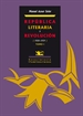 Portada del libro República literaria y revolución