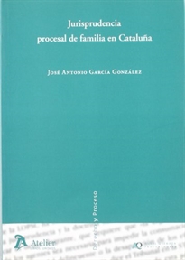 Portada del libro Jurisprudencia procesal de familia en cataluña.
