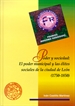 Portada del libro Poder y sociedad: El poder municipal y las élites sociales de la ciudad de León (1750-1850)