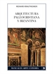Portada del libro Arquitectura paleocristiana y bizantina