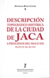 Portada del libro Descripción Topográfica.Histórica de la ciudad de Jaca a principios del siglo XIX, según el MS. BN 2703