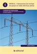 Portada del libro Operaciones de montaje de apoyos en redes electricas aereas. ELEE0108 - Operaciones auxiliares de montaje de redes eléctricas