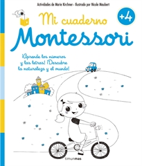 Portada del libro Mi cuaderno Montessori +4