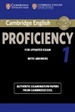 Portada del libro Cambridge English Proficiency 1 for Updated Exam Student's Book with Answers