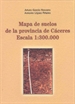 Portada del libro Mapa de suelos de la provincia de Cáceres. Escala 1:300.000