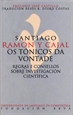 Portada del libro Santiago Ramón y Cajal. Os tónicos da vontade