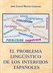 Portada del libro El problema lingüístico de los interfijos españoles
