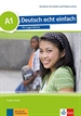 Portada del libro Deutsch echt einfach! a1, libro del alumno con audio online