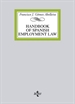 Portada del libro Handbook on spanish employment law
