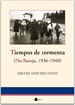 Portada del libro Tiempos de tormenta (Pêo Baroja, 1936-1940)