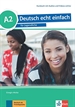Portada del libro Deutsch echt einfach! a2, libro del alumno con audio online