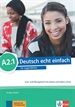Portada del libro Deutsch echt einfach! a2.1, libro del alumno y libro de ejercicios con audio online