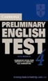 Portada del libro Cambridge Preliminary English Test 4 Student's Book with Answers