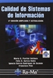 Portada del libro Calidad de sistemas de información. 3ª edición ampliada y actualizada
