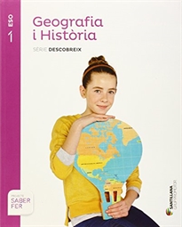 Portada del libro Geografia I Historia Serie Descobreix 1 Eso Saber Fer