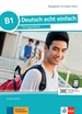 Portada del libro Deutsch echt einfach! b1, libro de ejercicios con audio online