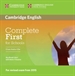 Portada del libro Complete First for Schools Class Audio CDs (2)