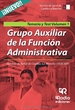 Portada del libro Grupo Auxiliar de la Función Administrativa. Servicio de Salud de Castilla La Mancha (SESCAM). Temario y Test. Volumen 1