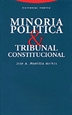 Portada del libro Minoría política y Tribunal Constitucional