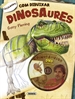 Portada del libro Com dibuixar dinosaures + DVD