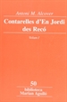 Portada del libro Contarelles d'En Jordi des Recó, Vol. 1