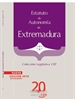 Portada del libro Estatuto de Autonomía de Extremadura