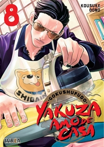 Portada del libro Gokushufudo: Yakuza Amo de Casa 08
