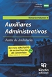 Portada del libro Auxiliares Administrativos de la Junta de Andalucía. Temario Volumen 1.