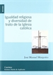Portada del libro Igualdad religiosa y diversidad de trato de la Iglesia católica
