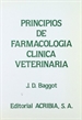 Portada del libro Principios de farmacología clínica veterinaria