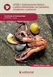 Portada del libro Elaboraciones básicas y platos elementales con pescados, crustáceos y moluscos. hotr0408 - cocina