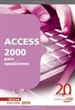 Portada del libro Access 2000  para Oposiciones