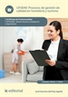 Portada del libro Procesos de gestión de calidad en hostelería y turismo. HOTA0208 - Gestión de pisos y limpieza en alojamientos