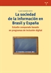 Portada del libro La sociedad de la información en Brasil y España.