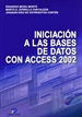 Portada del libro Iniciación a las Bases de Datos con Access 2002