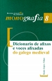 Portada del libro Dicionario de afixos e voces afixadas do galego medieval