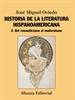Portada del libro Historia de la literatura hispanoamericana