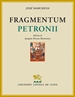 Portada del libro Fragmentum Petronii