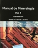Portada del libro Manual de mineralogía. Volumen 1