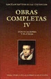 Portada del libro Obras completas de San Juan Bautista de la Concepción. IV: Exhortaciones y pláticas