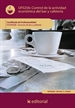 Portada del libro Control de la actividad económica en el bar y cafetería. hotr0508 - servicios de bar y cafetería