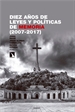 Portada del libro Diez años de leyes y políticas de memoria (2007-2017)