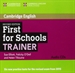 Portada del libro First for Schools Trainer Audio CDs (3) 2nd Edition
