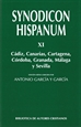 Portada del libro Synodicon Hispanum. XI: Cádiz, Canarias, Cartagena, Córdoba, Granada, Málaga y Sevilla