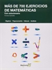 Portada del libro Más de 700 ejercicios de matemáticas. Con solucionario