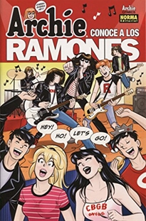 Portada del libro Archie conoce a los Ramones