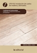 Portada del libro Instalación de suelos de madera y derivados. mams0108 - instalación de elementos de carpintería